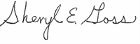 SherylGoss_signature Sheyl Goss Signature