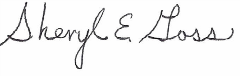 Sheyl Goss Signature
