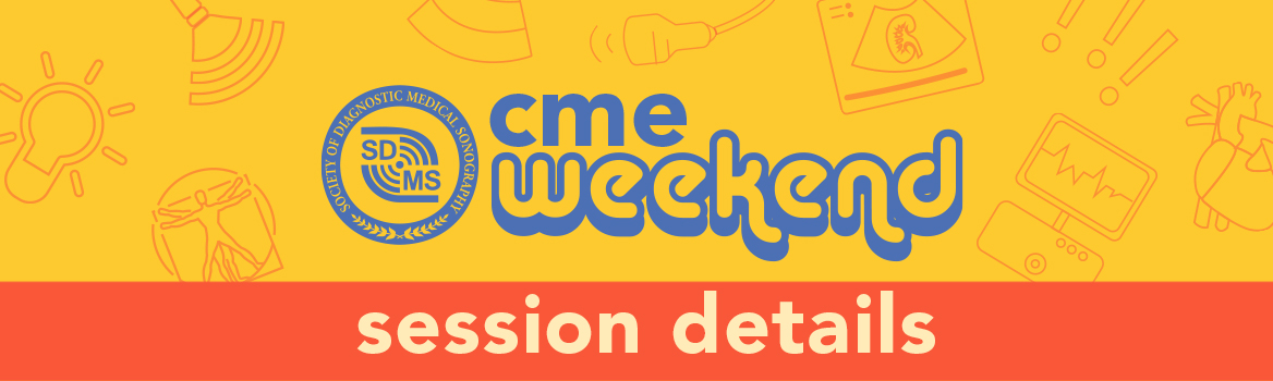 SDMS CME Weekend 2026 - Session Details