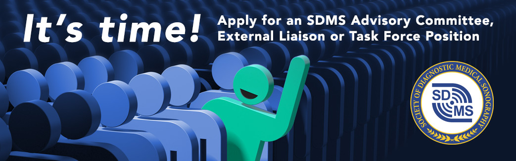It's time! Apply for an SDMS Advisory Committee, External Liaison or Task Force Position