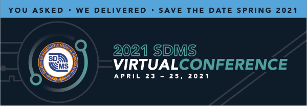 Save the Date - 2021 SDMS Virtual Conference Save the Date - 2021 SDMS Virtual Conference