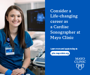 SDMS Sponsored Banner Ad - Mayo Clinic